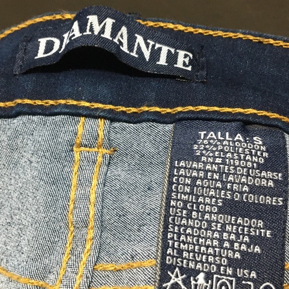 Dark wash jean shorts - Picture 3 of 3